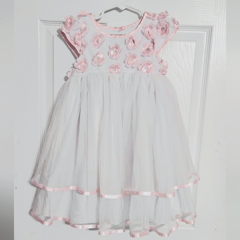 White tulle dress 3t